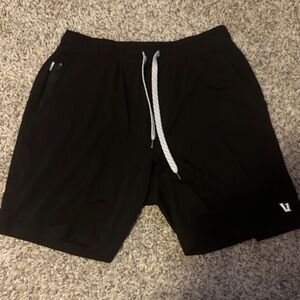 Vuori Men's Black Athletic Shorts
